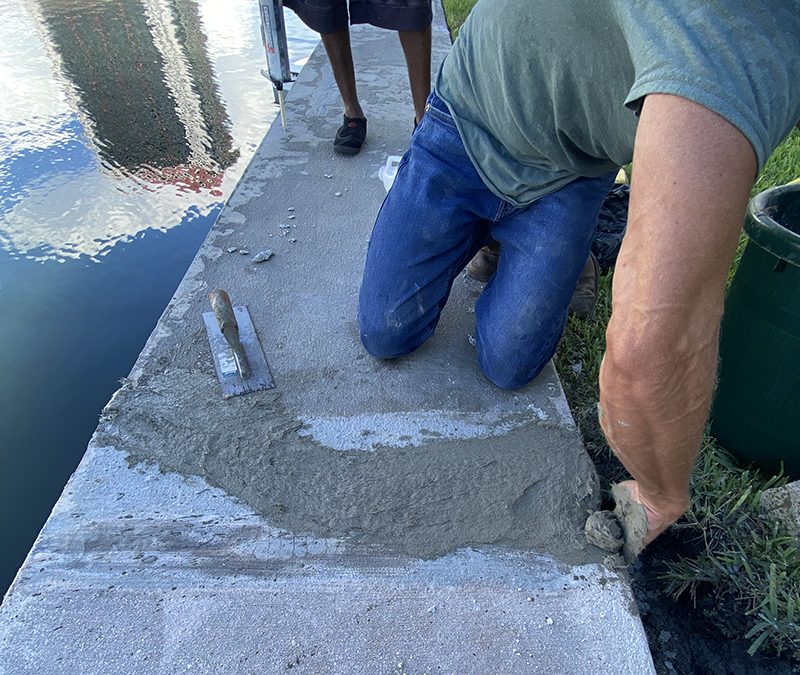 Seawall Crack Spot Repair in Hallandale Beach, FL