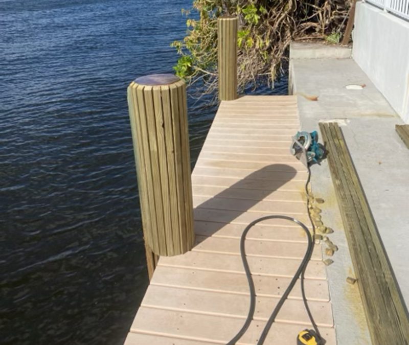 Dock Repair – Corroded Copper Caps