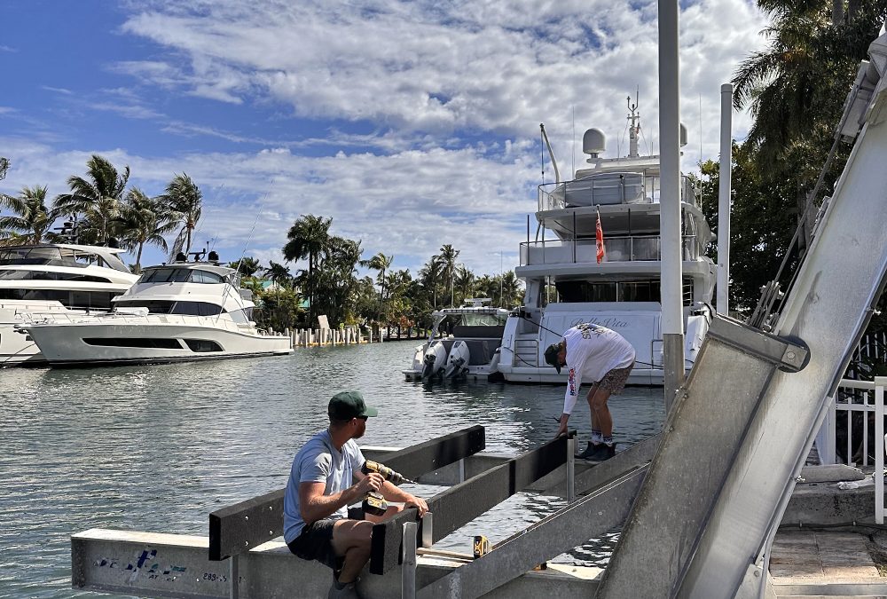 New Bunks for Neptune Boat Lift – Fort Lauderdale, FL