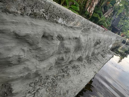 Before & After – Sealed Old & Leaking Coral Rock Seawall – Fort Lauderdale, FL