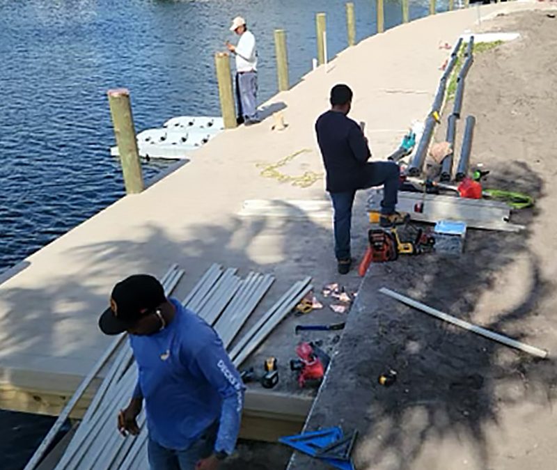 Hurricane Boat Lift – WearDeck Dock Boca Raton, FL – Decks & Docks Fort Lauderdale, FL – Hydros Marine Construction – Final Touches