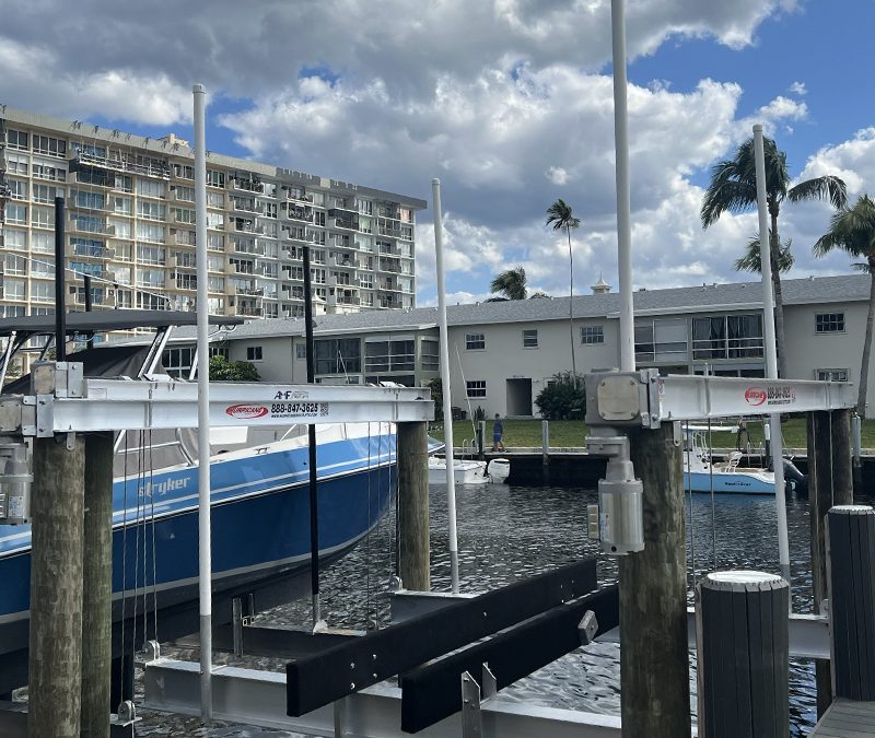 Hurricane Boat Lift – Boat Lift Installation – Boat Lift Maintenance – Boat Lift Repair – Hydros Marine Construction