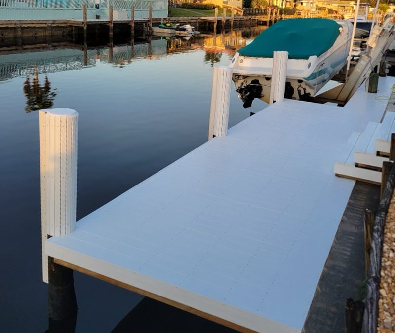 WearDeck Dock – Complete – New Dock – Dock Construction – Dock Maintenance – Dock Repair – Fort Lauderdale, FL Docks – Hydros Marine Construction