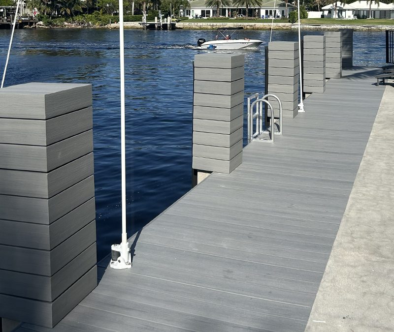 Dek-O-Blocks – Deckorators Dock – Fend All Fenders – Dolphin Mooring Whips – New Dock – Dock Construction – Dock Maintenance – Dock Repair – Deerfield Beach, FL Docks – Hydros Marine Construction