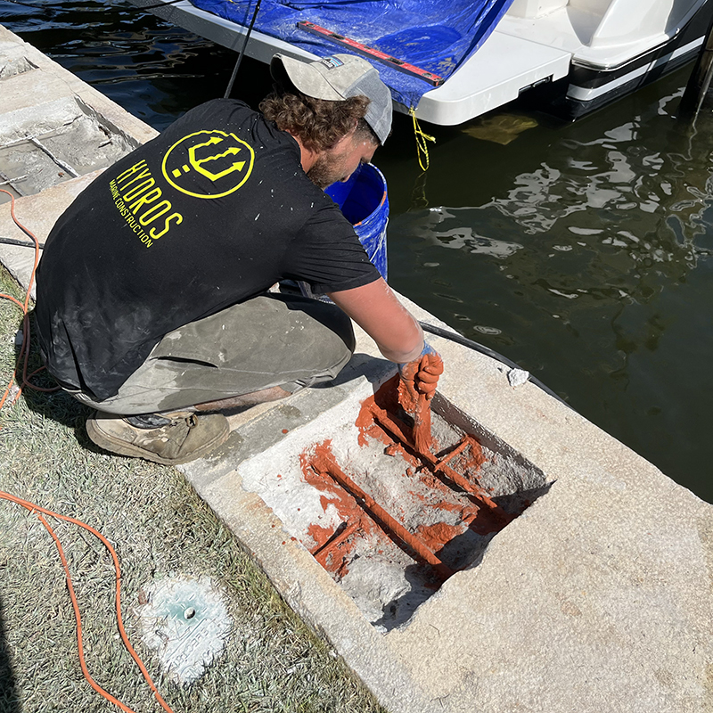 Marine Concrete Seawall Restoration in Broward County