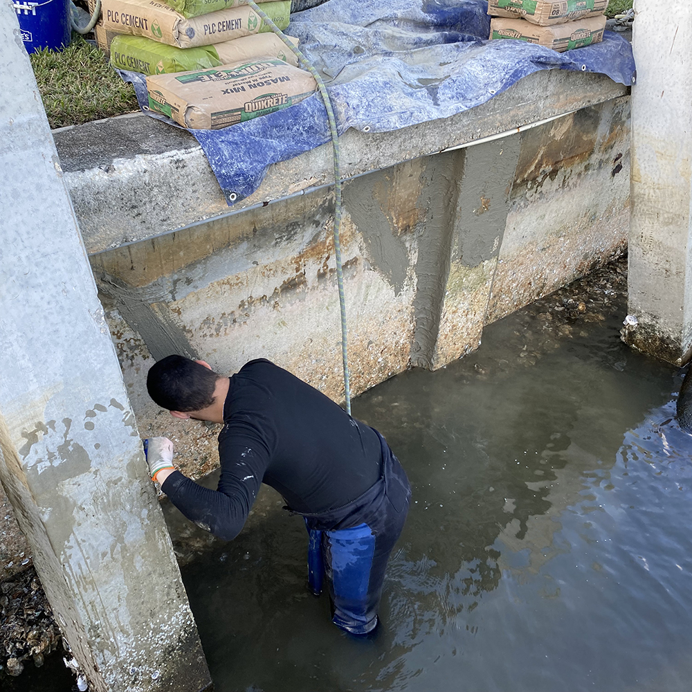 Broward County Seawall Repair Fresh Seawall Seams