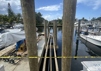 Replacing Damaged Finger Piers with WearDeck Materials