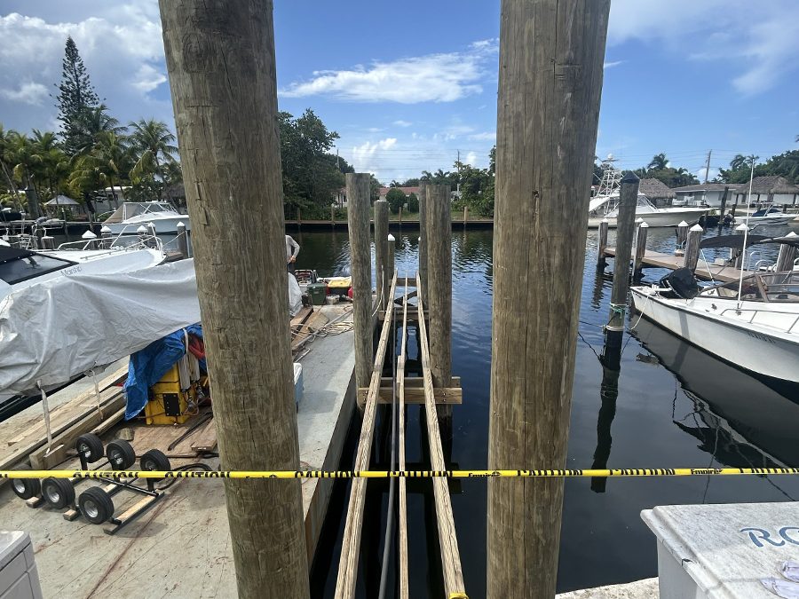 Replacing Damaged Finger Piers with WearDeck Materials