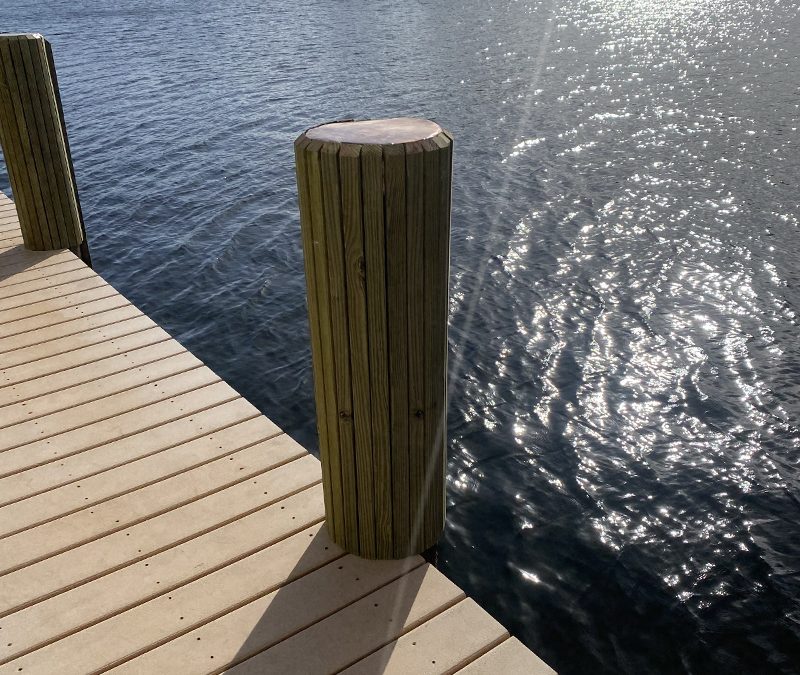 Piling Trim Replacement by Hydros Marine Construction