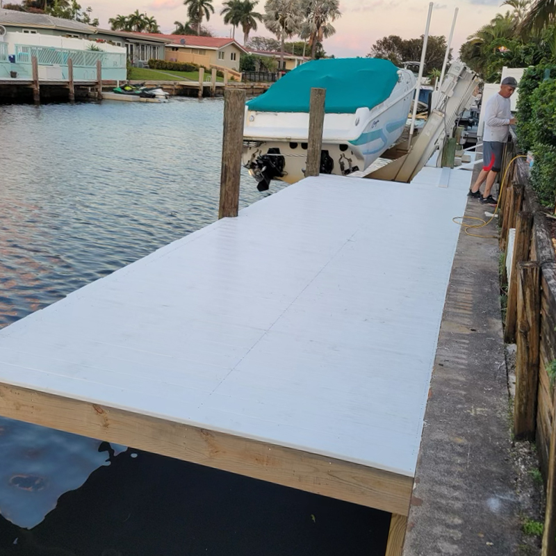 Ultra Modern Wear Deck Docks by Hydros Marine Construction