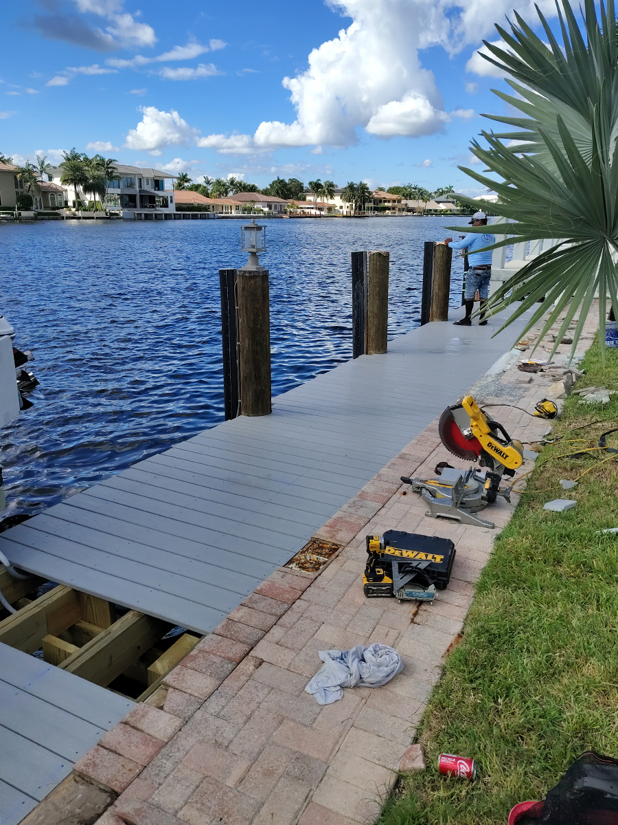 New WearDeck Dock in Fort Lauderdale