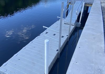 Raised Seawall, New Dock & New Custom Gangway and Floating Dock