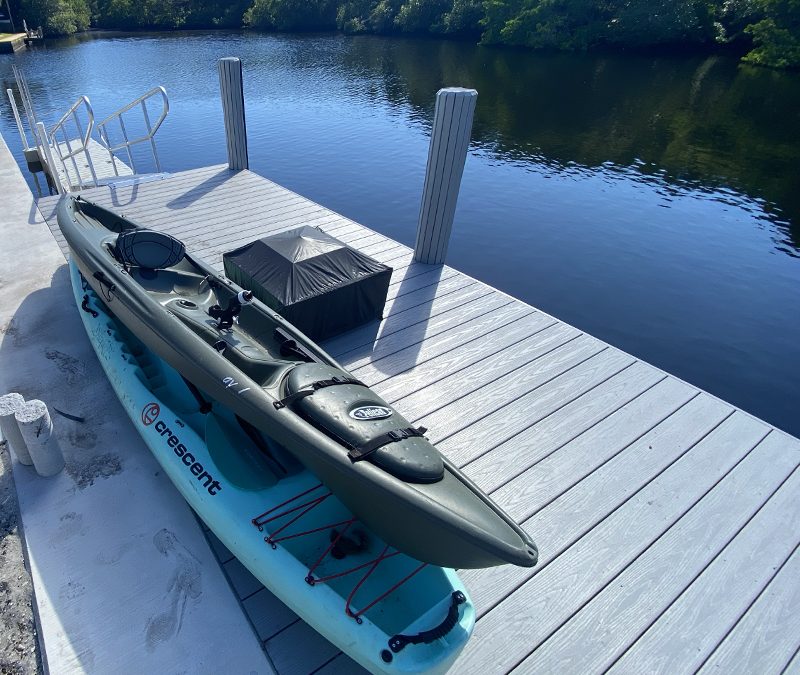 Raised Seawall, New Dock & New Custom Gangway and Floating Dock in Wilton Manors