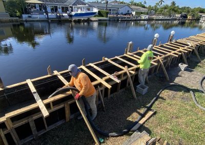 Concrete Seawall Cap