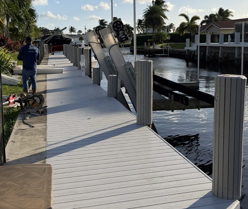 Ultra Modern Dock in Broward County